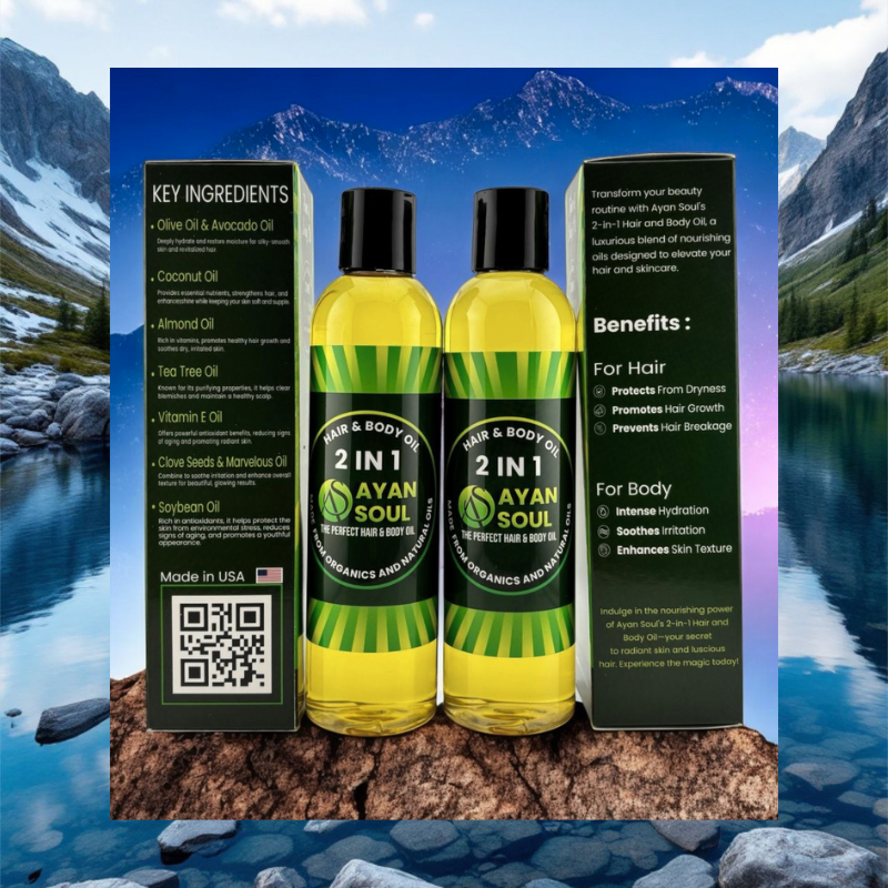 Ayan Soul 2-in-1 Hair & Body Oil