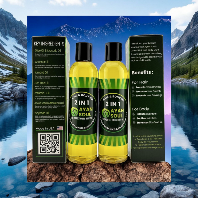 Ayan Soul 2-in-1 Hair & Body Oil