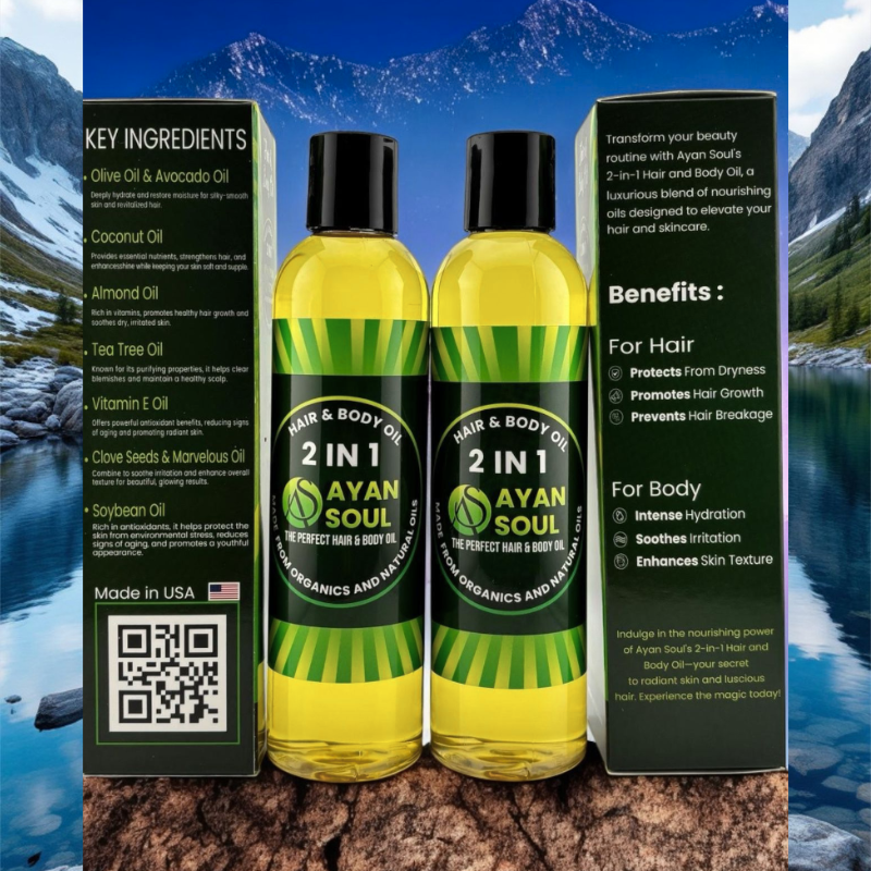 Ayan Soul 2-in-1 Hair & Body Oil