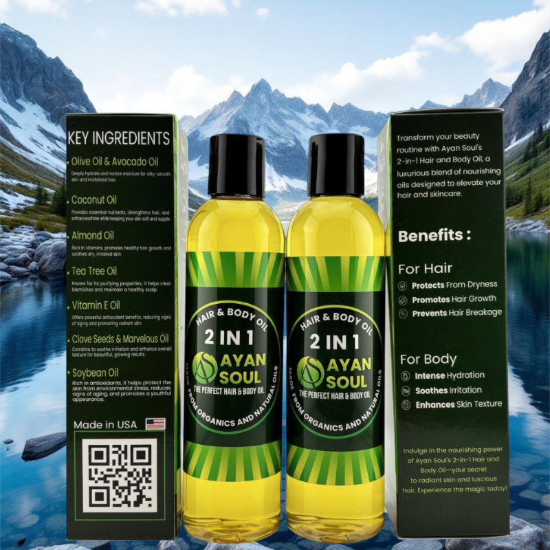 Ayan Soul 2-in-1 Hair & Body Oil