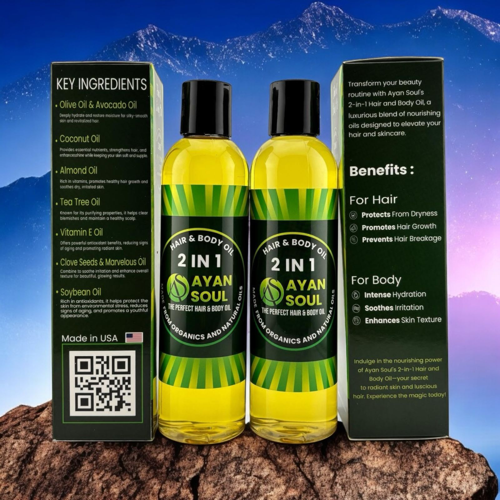 Ayan Soul 2-in-1 Hair & Body Oil