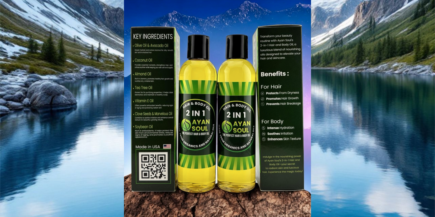 Ayan Soul 2-in-1 Hair & Body Oil