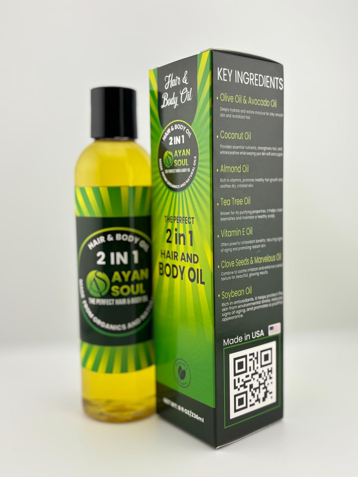 Ayan Soul 2-in-1 Hair & Body Oil