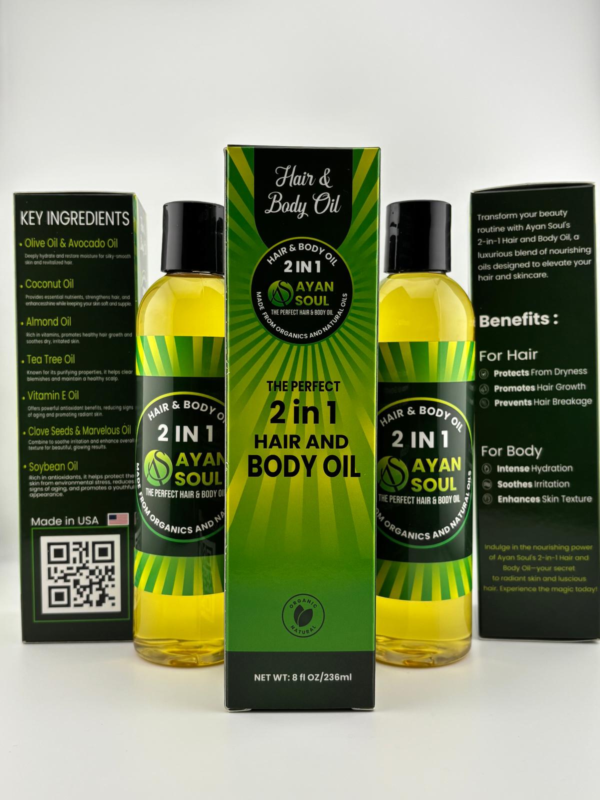Ayan Soul 2-in-1 Hair & Body Oil