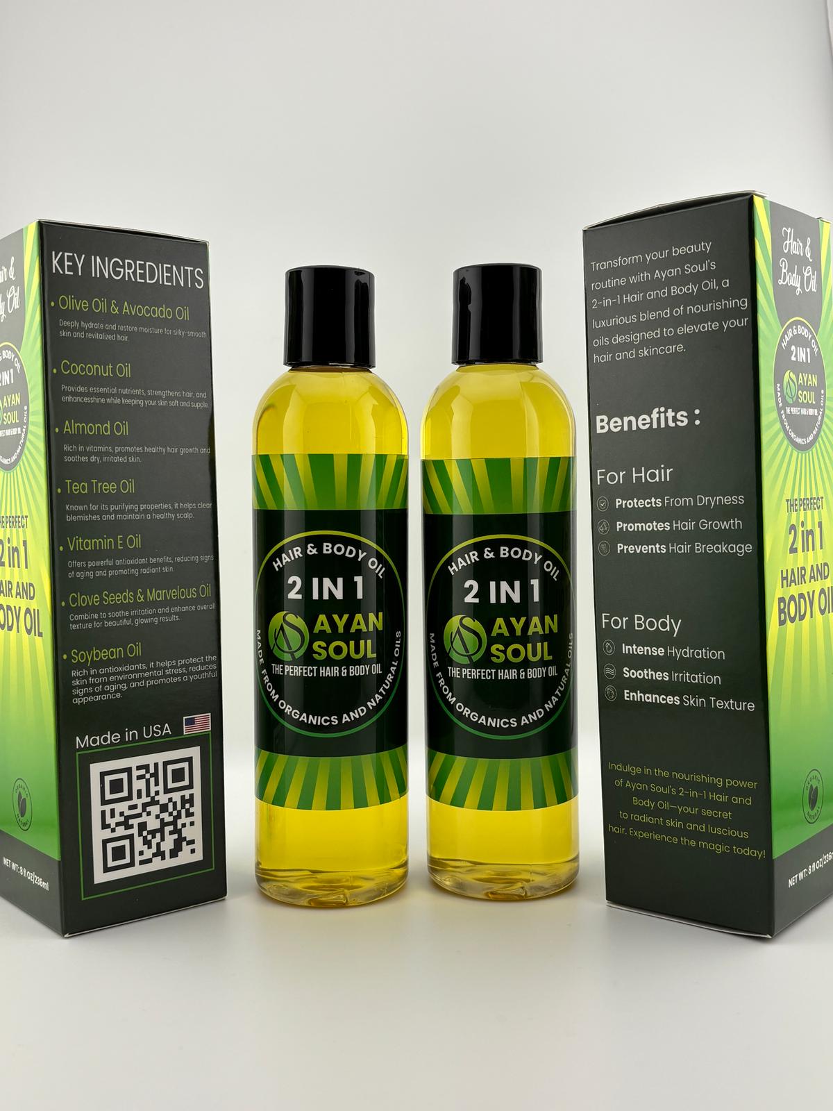 Ayan Soul 2-in-1 Hair & Body Oil