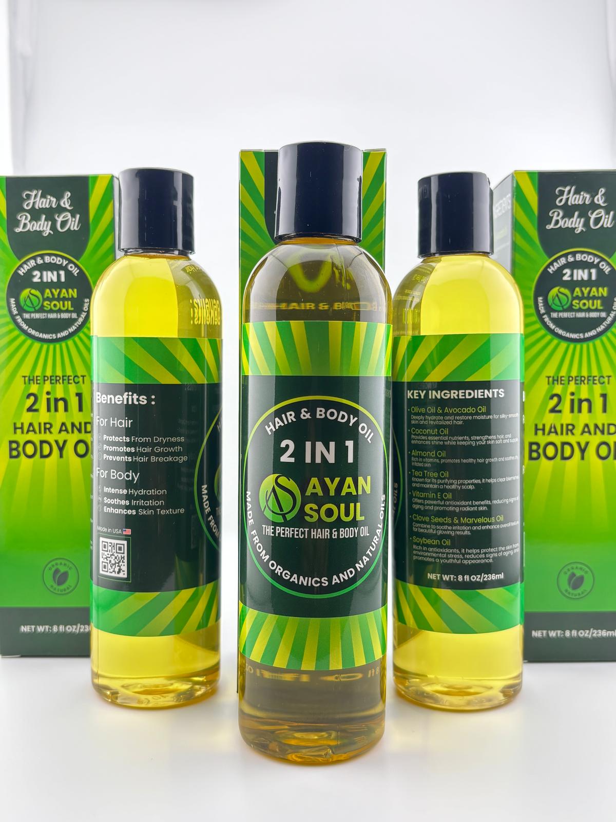 Ayan Soul 2-in-1 Hair & Body Oil