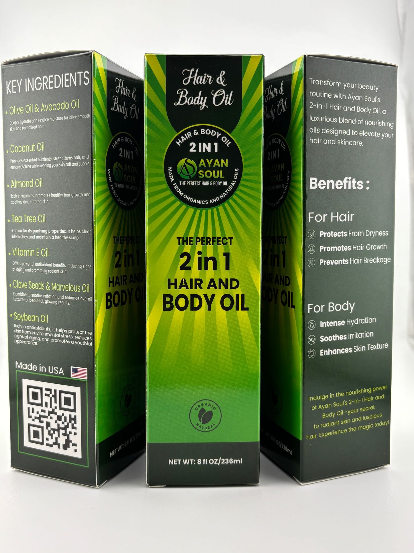 Ayan Soul 2-in-1 Hair & Body Oil