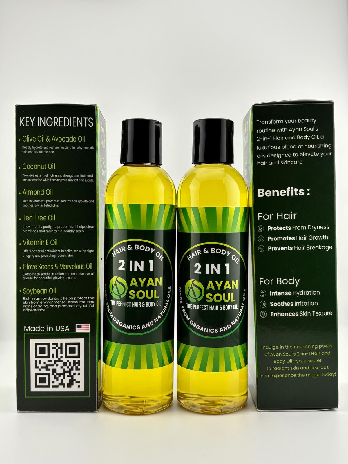 Ayan Soul 2-in-1 Hair & Body Oil