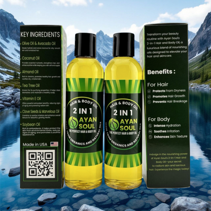Ayan Soul 2-in-1 Hair & Body Oil