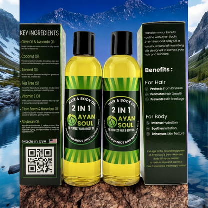 Ayan Soul 2-in-1 Hair & Body Oil