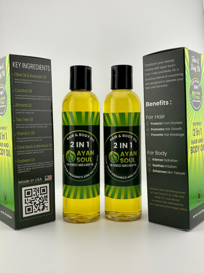 Ayan Soul 2-in-1 Hair & Body Oil