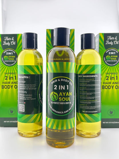 Ayan Soul 2-in-1 Hair & Body Oil