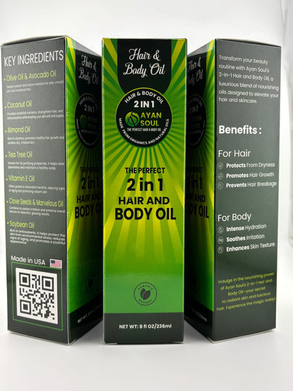 Ayan Soul 2-in-1 Hair & Body Oil
