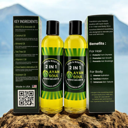 Ayan Soul 2-in-1 Hair & Body Oil